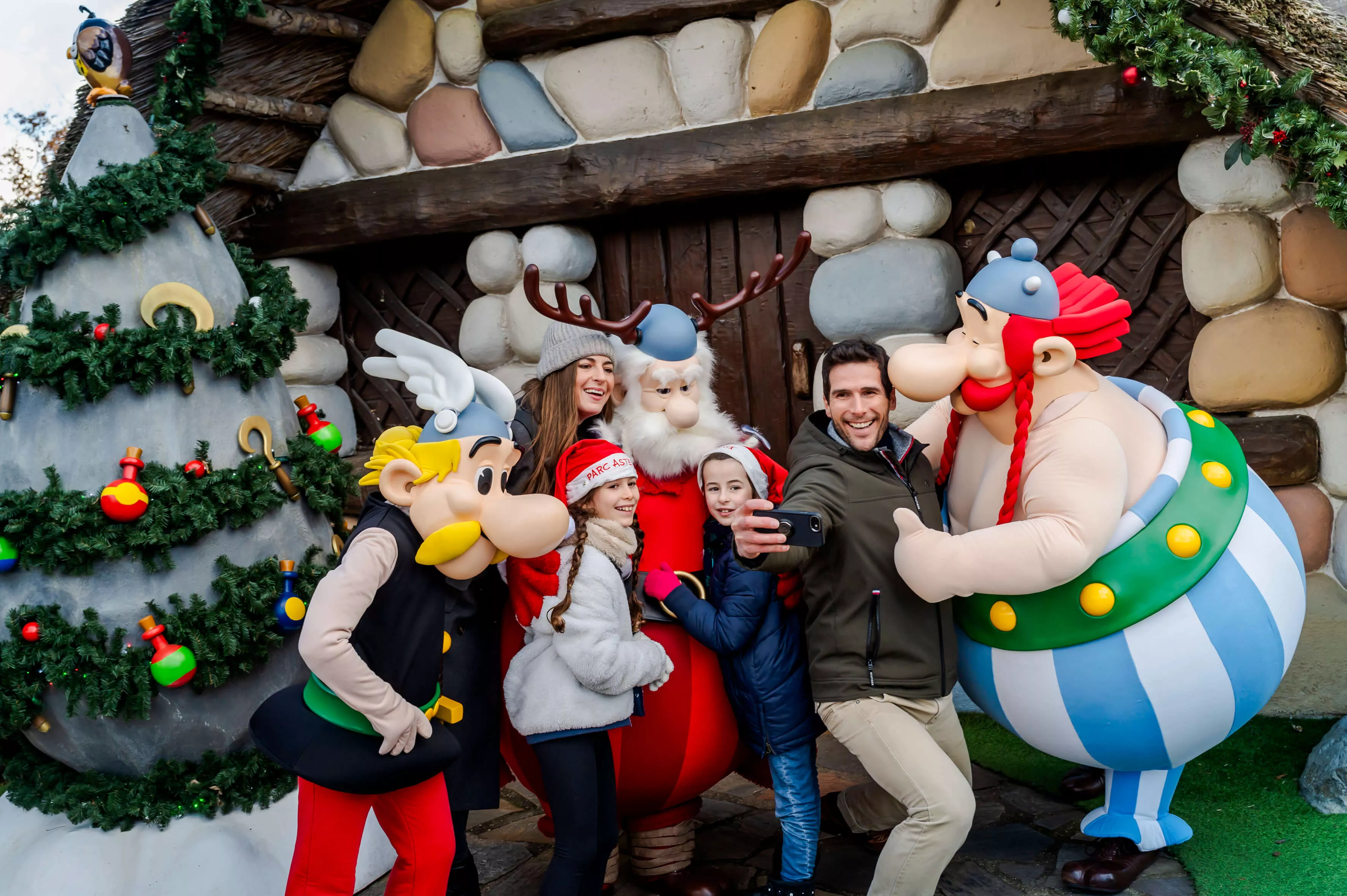 Les personnages du village gaulois – Parc Astérix